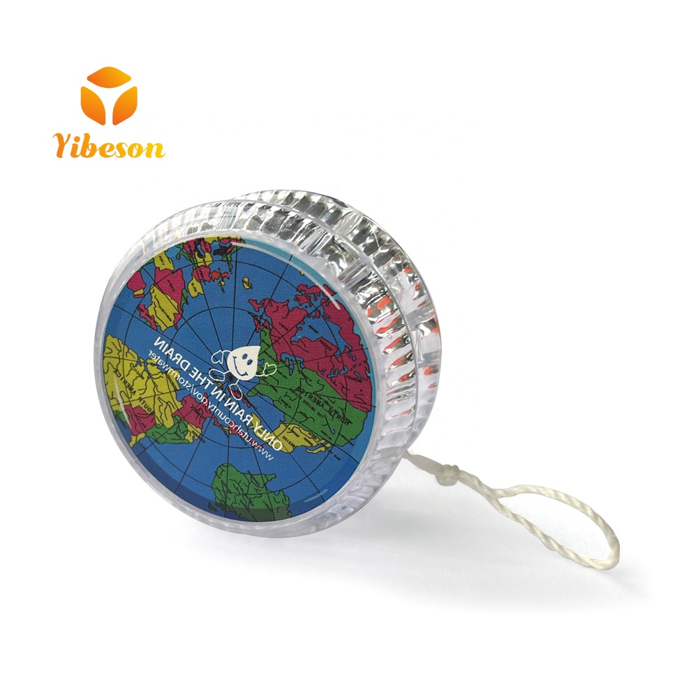 УФ-печать по индивидуальному заказу, земляной шар, икнография, дизайн, оптовая продажа, дешевая мигающая светодиодная лампа, шар yo, игрушка для детей