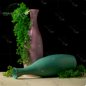 Jarrón de bambú radiante ecológico hecho a mano, contenedor de arreglo floral de mesa rústico minimalista para decoración del hogar o regalo - Product Image 2