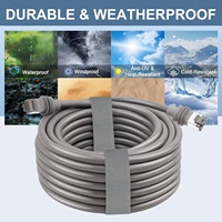 Cable de Repuesto para Starlink Gen 3, MOOKEERF de 6 Pies, Cat 6, 26AWG, Cobre Puro, Impermeable, Rectangular, Gris