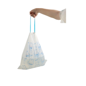 ถุงขยะแบบม้วนหัวมาวเฮงชุน1 ถุงขยะพลาสติก PE ลายการ์ตูนแบบมีเชือกผูก ป้องกันการรั่วซึม ความจุขนาดใหญ่ รับน้ำหนักได้มาก ขนาด 45 * 41 ซม. - Product Image 1