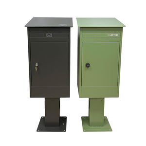 Buzón de acero minimalista moderno personalizado JDY montado en la pared con números personalizados dirección buzón para uso en exteriores - Product Image 2