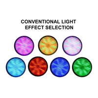 Lampes de piscine immergées LED RGB IP68 étanches en verre de conception populaire 18W 24W Par 56 encastrables dans le sol, à intensité variable, certifiées CE