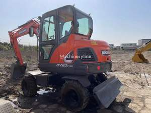 Mini pelleteuse sur pneus d'occasion Doosan DX60W DOOSAN DH35 DH55 DX55 DH60 DH80 pelleteuses sur chenilles en stock à vendre - Product Image 3