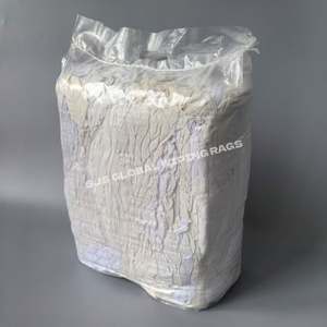 Trapos de limpieza de algodón puro blanco, trapos de limpieza reciclados para uso marino e industrial, trapos de limpieza recuperados. - Product Image 1