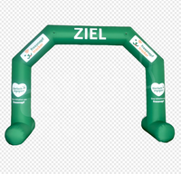 Arche gonflable personnalisée pour marathon en extérieur, impression sur mesure, arche gonflable Oxford pour ligne de départ/arrivée, affichage d'entrée d'événement