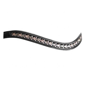 L'Inde a fourni un produit de cheval de qualité supérieure en cuir Bling Browbands Bridle - Product Image 4