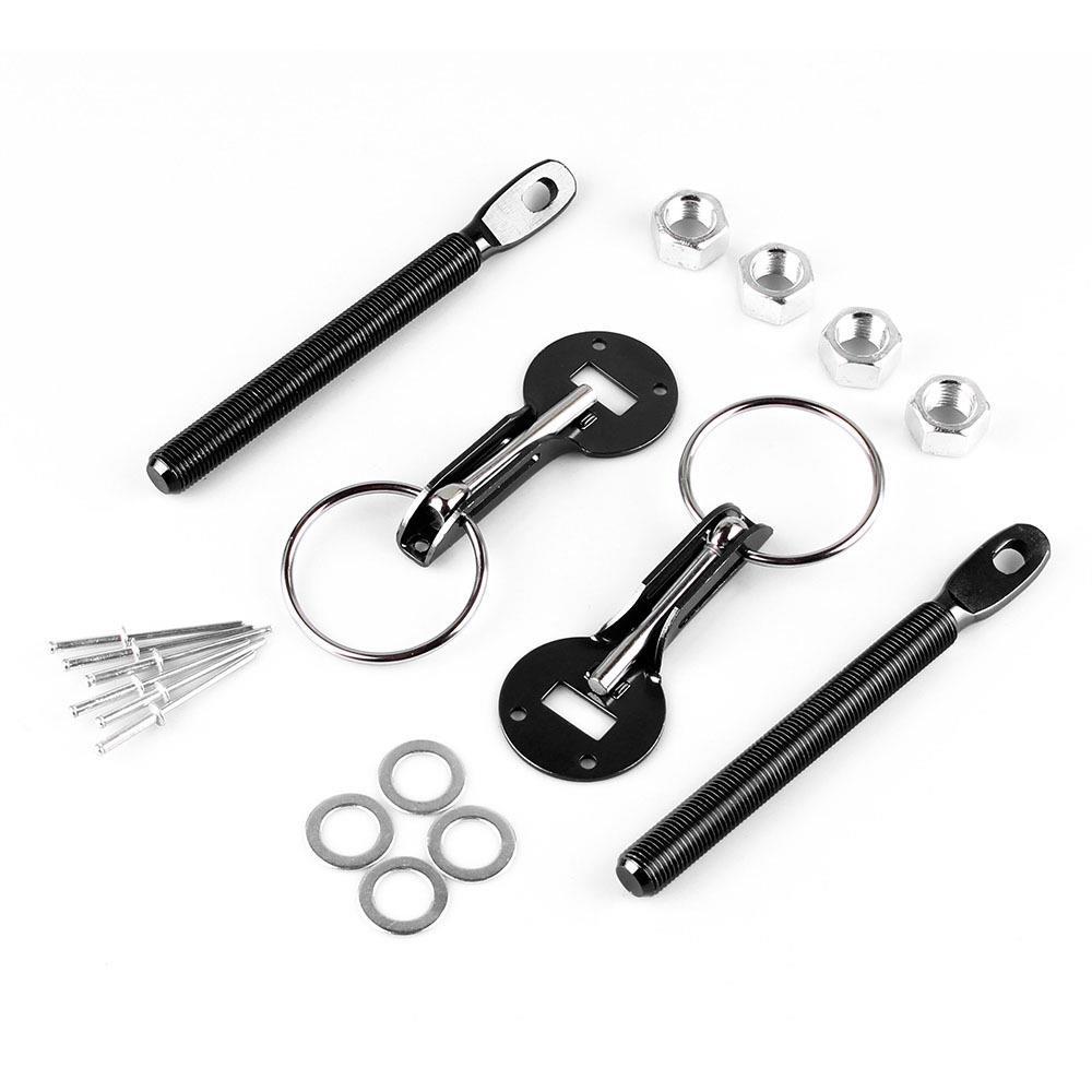Kit Serrures De Capot HAPINARY - Goupilles En Acier Inoxydable Pour Voiture De Course