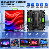Écran LED d'extérieur en gros LEDTAO P3.91, résolution 1080P, étanche IP65, luminosité 4000 cd/m² pour l'extérieur