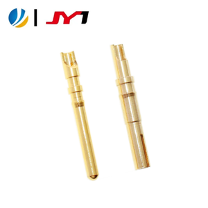 Terminales de contacto de personalización Pines 2,0mm Latón Pogo <span class=keywords><strong>Pin</strong></span> Spring Contact <span class=keywords><strong>Pin</strong></span> Connectors - Product Image 1