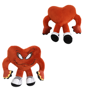 Peluche Cœur Rouge Gavroche Amusante, Poupée en Peluche au Design Unique avec Griffes et Chaussures, Vente en Gros Personnalisable - Product Image 5