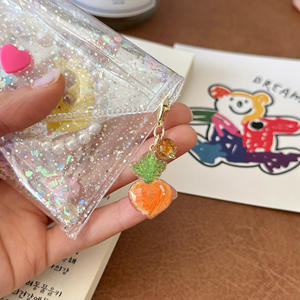 CHENXI Llavero de metal personalizado con mini oso, dijes para auriculares y accesorios decorativos - Product Image 5