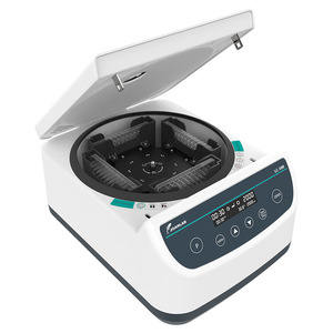 Joanlab Microplate Centrifuge 2000 Rpm Digital Display <b>Tabletop</b> Low Speed 96 Well Plate Lab Use - Product Image 1