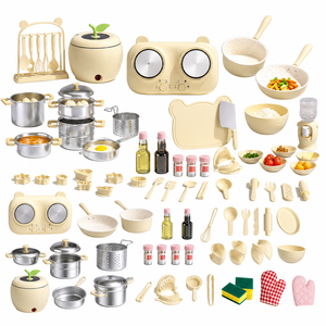 Juego de Cocina Realista para Niños, Estufa Eléctrica de Dos Quemadores, Utensilios de Grado Alimenticio, Juguete de Imitación de Chef - Product Image 5