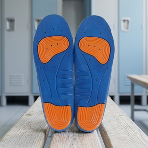 JS JS-0443 Sports & Comfort Insoles Memory Foam with Shock Absorption Arch <b>Support</b> for Running Shoes PU Material - Product Image 3
