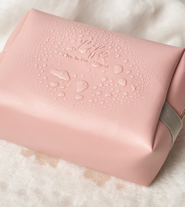 Custom Logo Round Ring Necklace Hanging Jewelry Organizer Leather Luxury Velvet <b>Bracelet</b> Pendant Travel Jewelry Storage Bag - Product Image 4