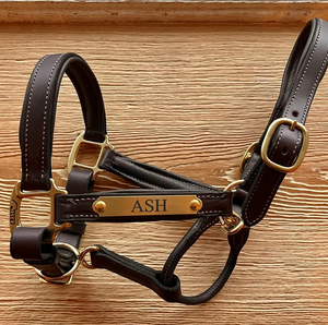 Dây cương ngựa cao cấp tùy chỉnh, khóa cương hình vuông có thể điều chỉnh, dây cương ngựa da cao cấp kiểu miền Tây, có khắc tên - Product Image 6