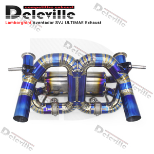 Système Catback Race Sport pour Lamborghini Aventador SVJ/Ultimae LP780/LP 780-4 2021 + Tuyau de silencieux en titane à valve Section arrière - Product Image 6