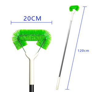 Cepillo para limpiar mosquiteras de acero inoxidable con cerdas de nailon para edificios altos y uso general - Product Image 3