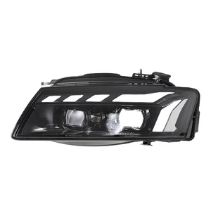 Conjunto de Faros Delanteros para A5 08-11, Estilo RS5 Modificado, Luz Diurna LED, Señal de Giro Dinámica, Lente de 12V, Faros LED de 12V - Product Image 4