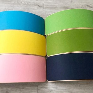 木製バランスシーソー屋内湾曲ボード子供のおもちゃ子供のための木製バランスボードおもちゃ - Product Image 6