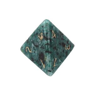 Juego de <span class=keywords><strong>dados</strong></span> de piedras preciosas turquesas africanas de lujo, juego de <span class=keywords><strong>dados</strong></span> de piedra Natural poliédrica para colección - Product Image 6