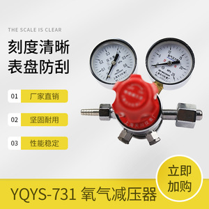 Régulateur de pression Shanghai Tianchuan YQYS-731 YQY-711, réducteur de pression d'oxygène à deux étages, plage de mesure 0,6*25 - Product Image 5