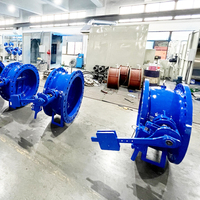 Clapet anti-retour à disque basculant manuel à double bride en acier au carbone en fonte ductile WCB pour application générale-eau gazole