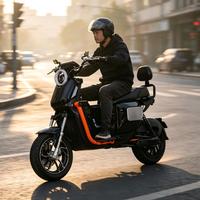 Scooter électrique pour adultes, vitesse élevée 55 km/h, moteur puissant 1200W, système électronique, motocyclettes