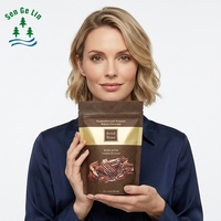 Sachets personnalisés en aluminium avec logo imprimé en PE, qualité alimentaire, certifiés ROHS, sachets refermables pour chocolat, résistants à l'humidité, sacs en plastique