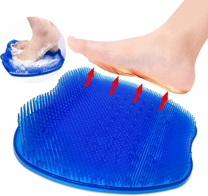 Yozeal Hot Sale Silicone <strong>Foot</strong> Brush Washer Cleaner Massage <strong>for</strong> Dead Skin Remover, Non-Slip <strong>Foot</strong> <strong>Scrubber</strong> <strong>Shower</strong> Bathroom Mat - Product Image 3