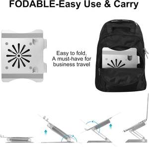 2025 New Laptop Cooling <b>Pad</b> with 2 Quiet Fans Computer PC Notebook <b>Gaming</b> Laptop Fan Height Adjustable Laptop Accessories - Product Image 5