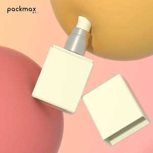 PETG Flat <b>Square</b> 100ml Lotion Bottle with Screw Cap – Empty <b>Plastic</b> Cosmetic Packaging <b>Container</b> - Product Image 4
