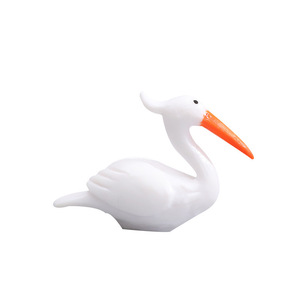 Mini figurines d'animaux, figurines de dessins animés, flamants roses, ornements, mini artisanat en plastique, bricolage créatif pour jardin féerique, articles de décoration pour la maison - Product Image 3