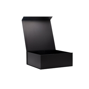 Packaging 38*28*11cm Customizable Logo Large Black And White Foldable Gift Packaging Gift Box