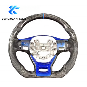 Volante Deportivo Personalizado de Fibra de Carbono Rojo y Negro con Base Plana para Kia K5 <span class=keywords><strong>Gt</strong></span> <span class=keywords><strong>Line</strong></span> K1 K2 K3 K4 2021 2022 2023 2024 2025 - Product Image 2