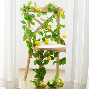 Artificial Lemon Vine 1.75M Silk Flower Home Decor <b>Wedding</b> <b>Prop</b> - Product Image 1