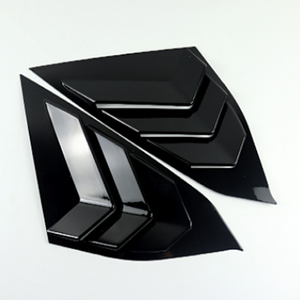 ستائر أبواب خلفية للسيارة, عالية الجودة ، مصنوعة من ألياف الكربون ABS ، نافذة مثلثة الشكل ، لسيارات هوندا أكورد - Product Image 3