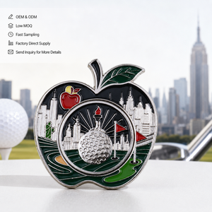 Marcador Magnético de Bola de Golf con Marcador Central Extraíble, Diseño de Doble Cara para Recuerdos de Golf - Product Image 6