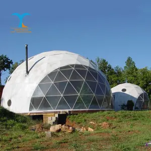 Igloo-carpas de cúpula geodésica para jardín, carpa de domo de 5m de alta resistencia, cubierta de pvc para acampada, hotel, venta