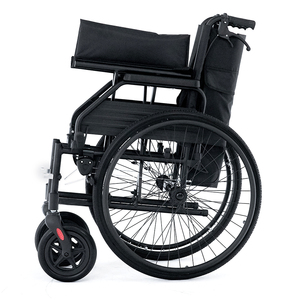 Fauteuil roulant manuel léger pliable en aluminium avec siège confortable pour le transport des personnes âgées, <span class=keywords><strong>aide</strong></span> à la mobilité et <span class=keywords><strong>aux</strong></span> déplacements - Product Image 3