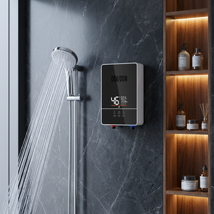<span class=keywords><strong>Calentador</strong></span> de Agua Eléctrico Instantáneo <span class=keywords><strong>sin</strong></span> Tanque de 6000W, Temperatura Constante, Ahorro de Energía, Directo de Fábrica, para Baño - Product Image 1