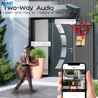 Cámara Solar Wifi para Exteriores de 12MP con Triple Lente, Detección Humanoide, Tarjeta SIM 4G, Cámara de Seguridad Solar de 360° con Visión Nocturna