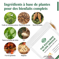 Thé naturel en sachets pour l'équilibre de la goutte et de l'acide urique, pour le confort des articulations et l'équilibre métabolique, vente en gros directe usine