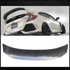 Vas ประเภทคาร์บอนไฟเบอร์ด้านหลังปีกท้ายรถสปอยเลอร์เตะสูงสำหรับ Civic hatchback Type R FK7 FK8 10TH 2016-2021 - Product Image 2