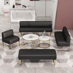 Luxury Sofa Living Room Furniture Curved Dresser Home Lounge Sofa Sets Modern Fabric Leather Sofa Set Furniture - Product Image 6