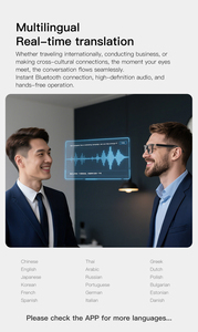 Kacamata Pintar AI Terjemahan, Panggilan Nirkabel Bluetooth, Musik, Kacamata Pintar AI untuk Luar Ruangan, Kacamata Olahraga Pintar, Headphone HIFI - Product Image 4