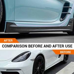 Extensión de Parachoques Lateral, Alerón de Fibra de Carbono Seca 982 718, Faldones Laterales para Porsche Cayman <span class=keywords><strong>Boxster</strong></span> 2016 a <span class=keywords><strong>2023</strong></span> - Product Image 5