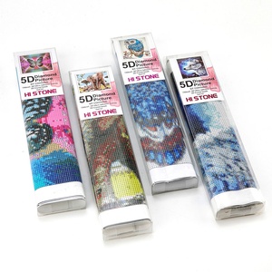 Pittura Diamante 5D Fai-da-Te Lago Colorato e Foresta Ricamo Diamante Dipinto a Olio Fatto a Mano - Product Image 4
