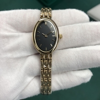 Montres pour femmes de marque en gros d'usine, cadran personnalisé avec logo, bracelet en acier inoxydable, étanche 3ATM, mouvement Miyota, montre dorée pour femmes