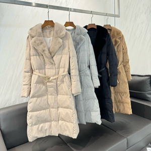 Women Long Quilted Down Coat Hooded Winter Puffer Jacket Thick Warm Outdoor Cold Weather Parka - Product Image 6